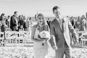 table settings at Beach Wedding in Hilton Head, SC