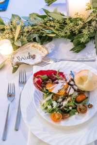 table settings at Beach Wedding in Hilton Head, SC