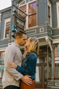 couple walking holding hands in Charleston, SC