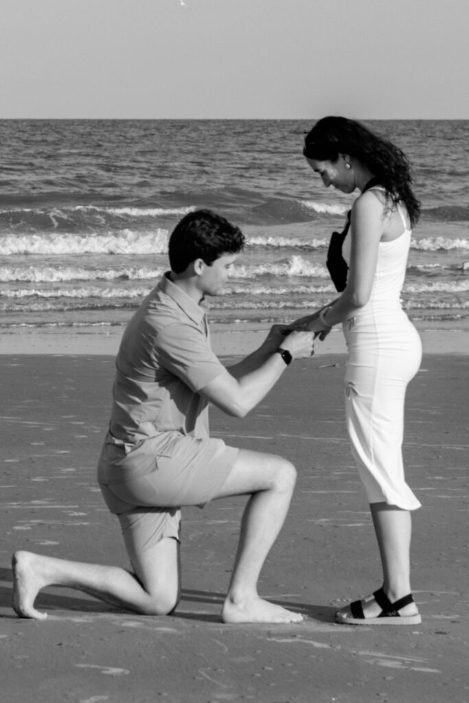 Marriage proposal on the beach on Hilton Head Island. She said YES!