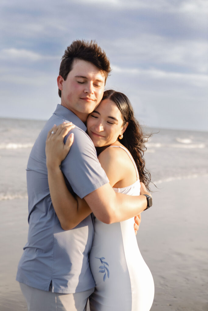 Marriage proposal on the beach on Hilton Head Island. She said YES!