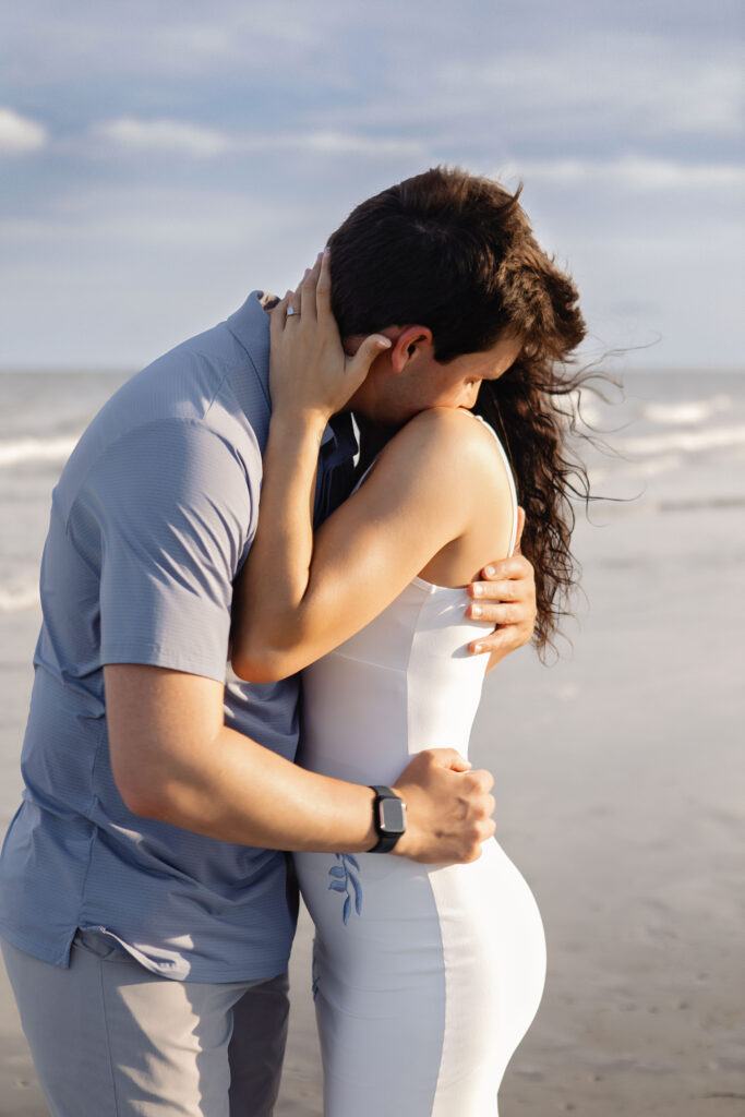 Marriage proposal on the beach on Hilton Head Island. She said YES!