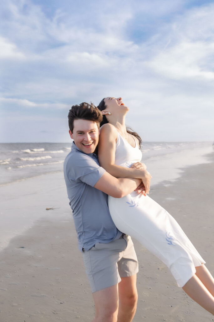 Marriage proposal on the beach on Hilton Head Island. She said YES!