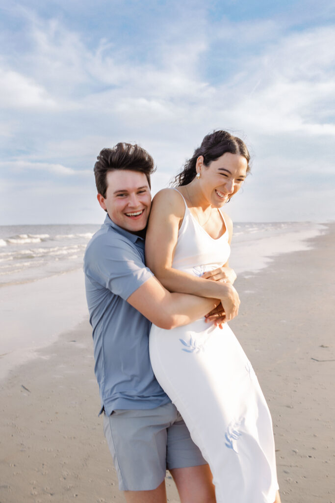 Marriage proposal on the beach on Hilton Head Island. She said YES!