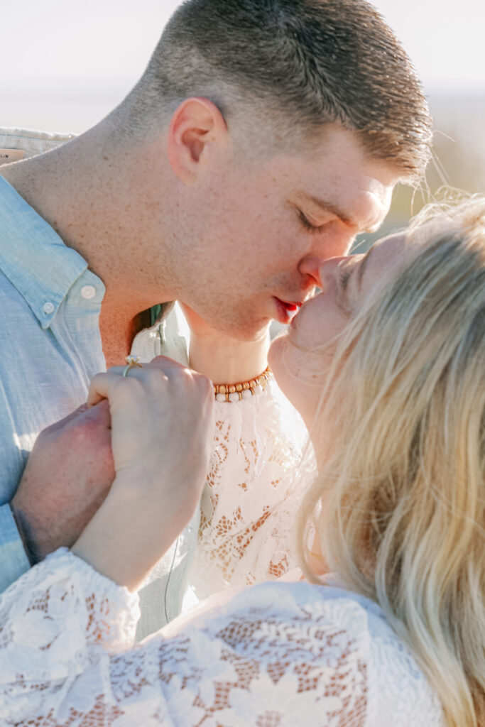 Surprise proposal photography in Hilton Head on the beach