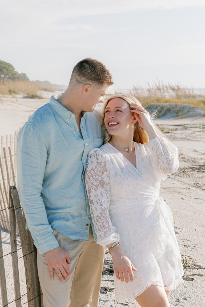 Surprise proposal photography in Hilton Head on the beach