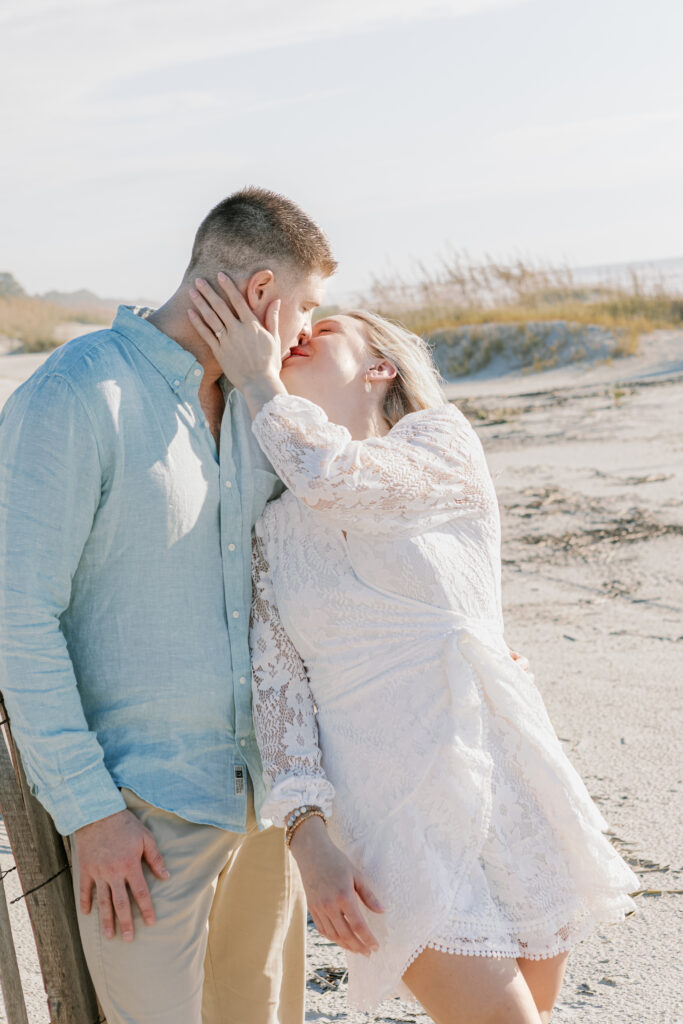 Surprise proposal photography in Hilton Head on the beach