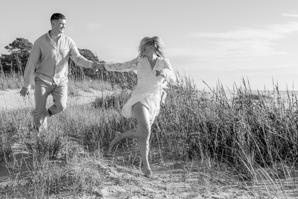 Surprise proposal photography in Hilton Head on the beach