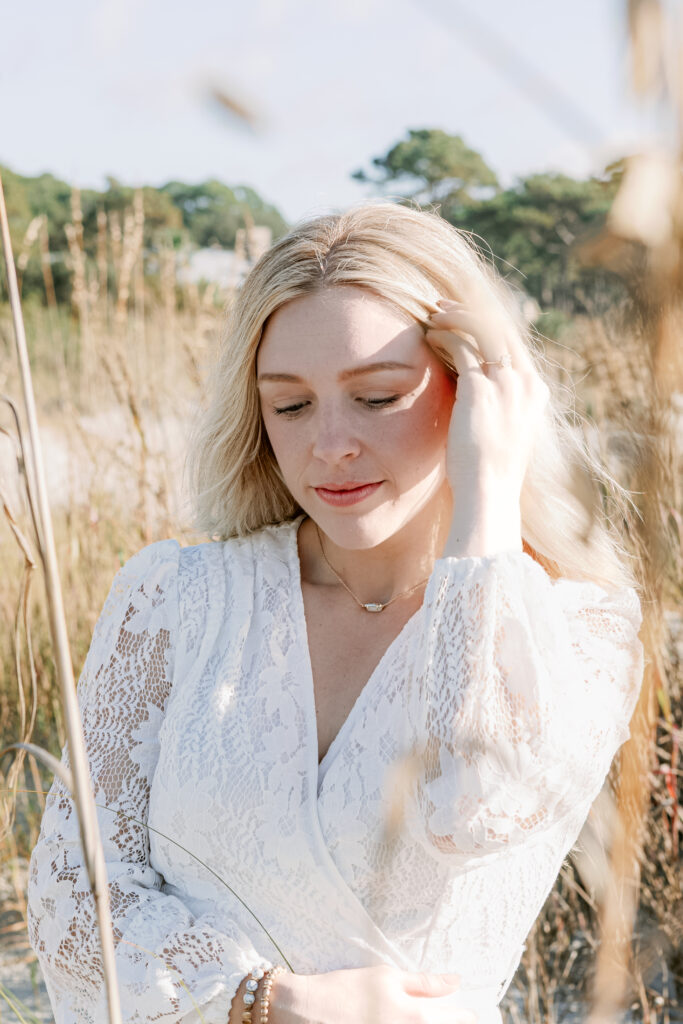 Surprise proposal photography in Hilton Head on the beach