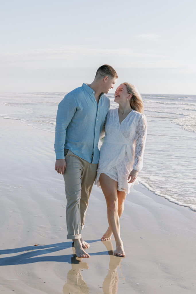 Surprise proposal photography in Hilton Head on the beach