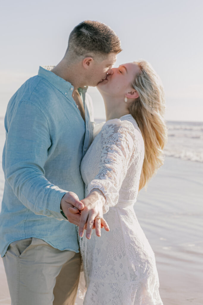 Surprise proposal photography in Hilton Head on the beach